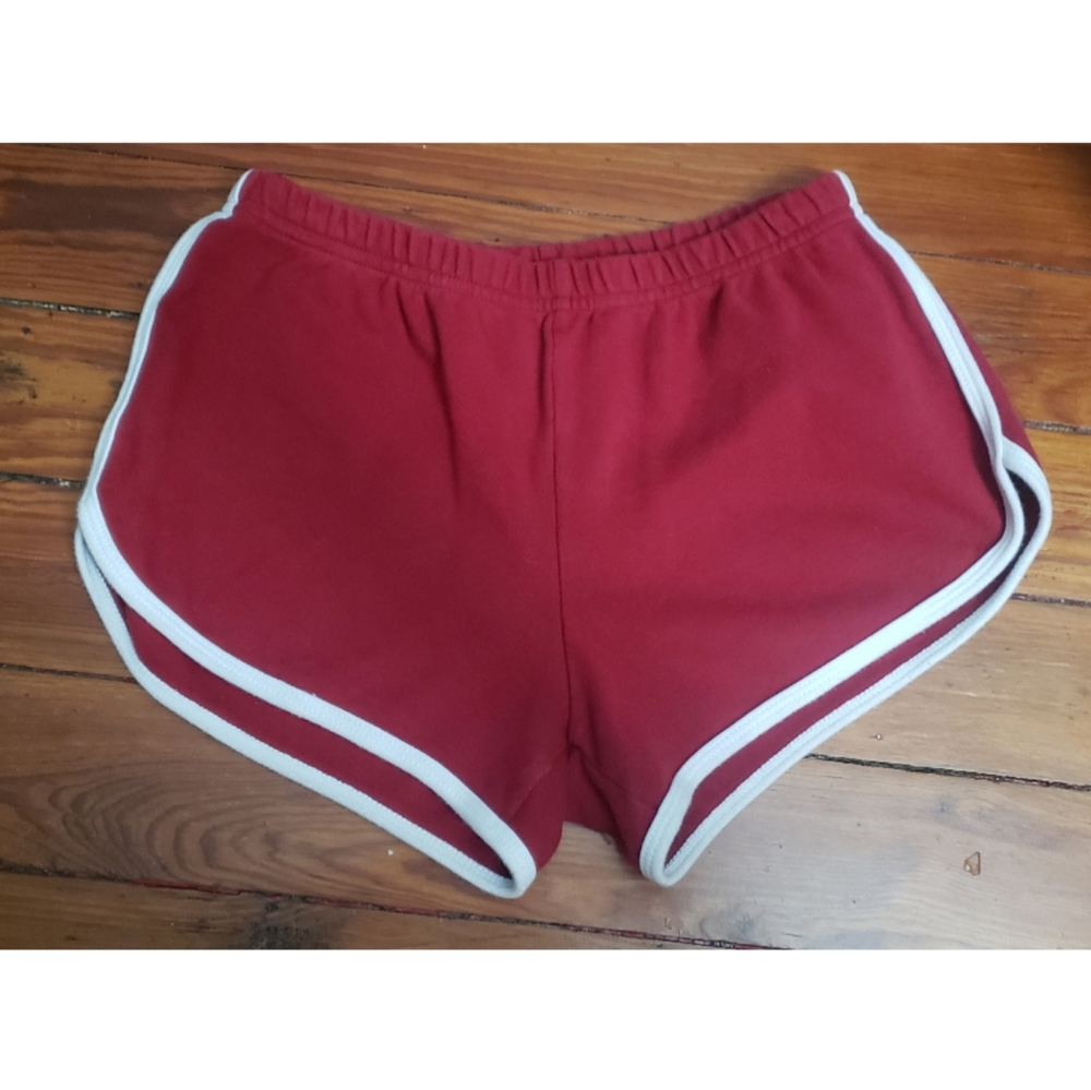 American Apparel Medium Red Athletic Shorts